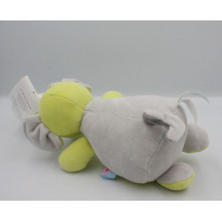 Doudou souris vert gris SUCRE D'ORGE