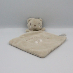 Doudou plat ours beige Mes Jolis Petits Petons NICOTOY