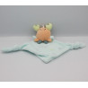 Doudou plat crabe orange bleu BERLINGOT
