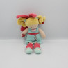 Doudou et compagnie poupée fée bleu rose Bleuet