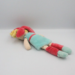 Doudou et compagnie poupée fée bleu rose Bleuet