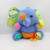 Doudou peluche eveil éléphant bleu PLAYSKOOL