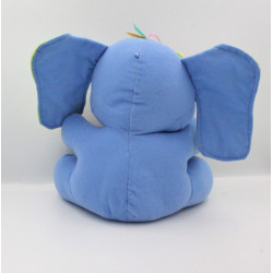 Doudou peluche eveil éléphant bleu PLAYSKOOL