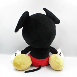 Grande peluche bébé Mickey noir rouge jaune DISNEY NICOTOY 