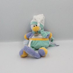 Doudou et compagnie pingouin vert bleu blanc Graines de doudou