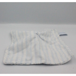 Doudou plat éléphant bleu TARTINE ET CHOCOLAT