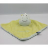 Doudou plat hippopotame vache bleu vert SUCRE D'ORGE