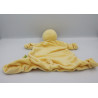 Doudou plat oiseau poussin jaune KIMBALOO