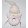 Doudou anneau hochet lutin petit pois COROLLE