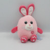 Doudou sonore lapin rose GIPSY