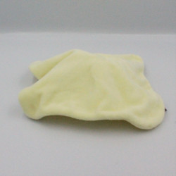 Doudou plat lapin blanc rose SUCRE D'ORGE