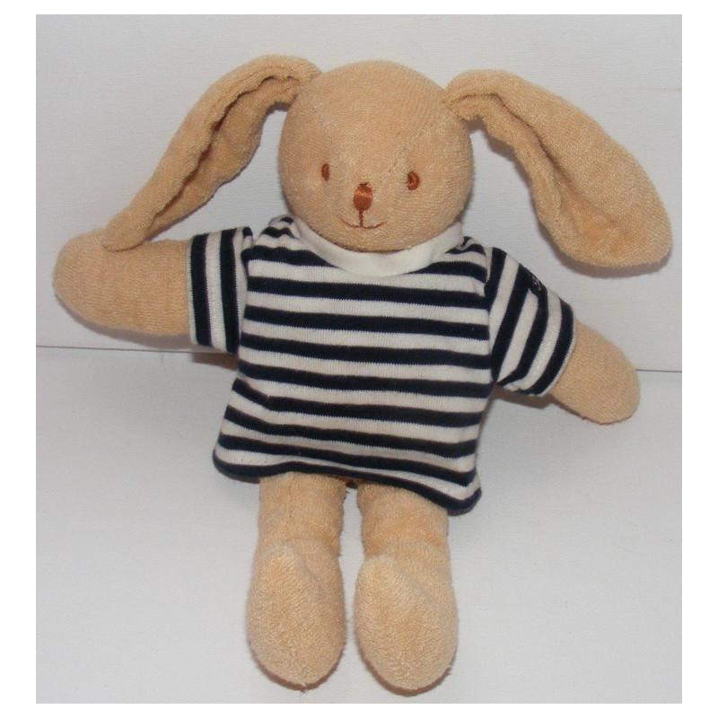 Doudou Ours Beige veste léopard Trousselier