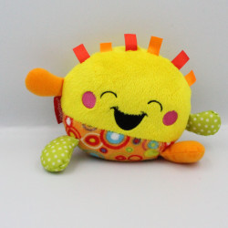 Peluche sonore Giggle Gang jaune Fisher price