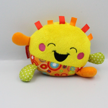 Peluche sonore Giggle Gang jaune Fisher price