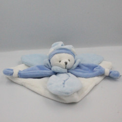 Doudou et compagnie plat ours blanc bleu Collector J'aime mon doudou