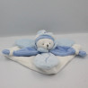 Doudou et compagnie plat ours blanc bleu Collector J'aime mon doudou