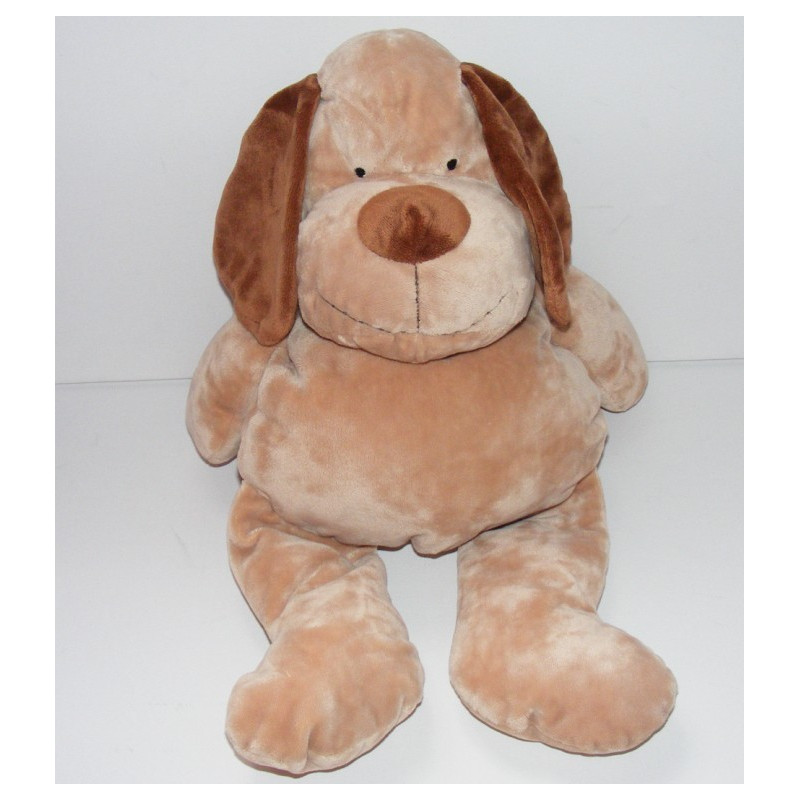 Doudou chien beige marron NICOTOY