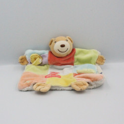 Doudou plat ours patchwork...
