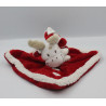 Doudou plat elan cerf renne rouge noël KITCHOUN NICOTOY