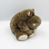 Doudou hippopotame marron NICOTOY 25 cm