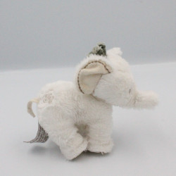 Doudou éléphant blanc TARTINE ET CHOCOLAT