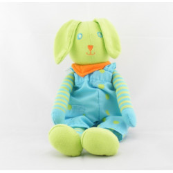 Doudou lapin orange robe rose à pois COROLLE