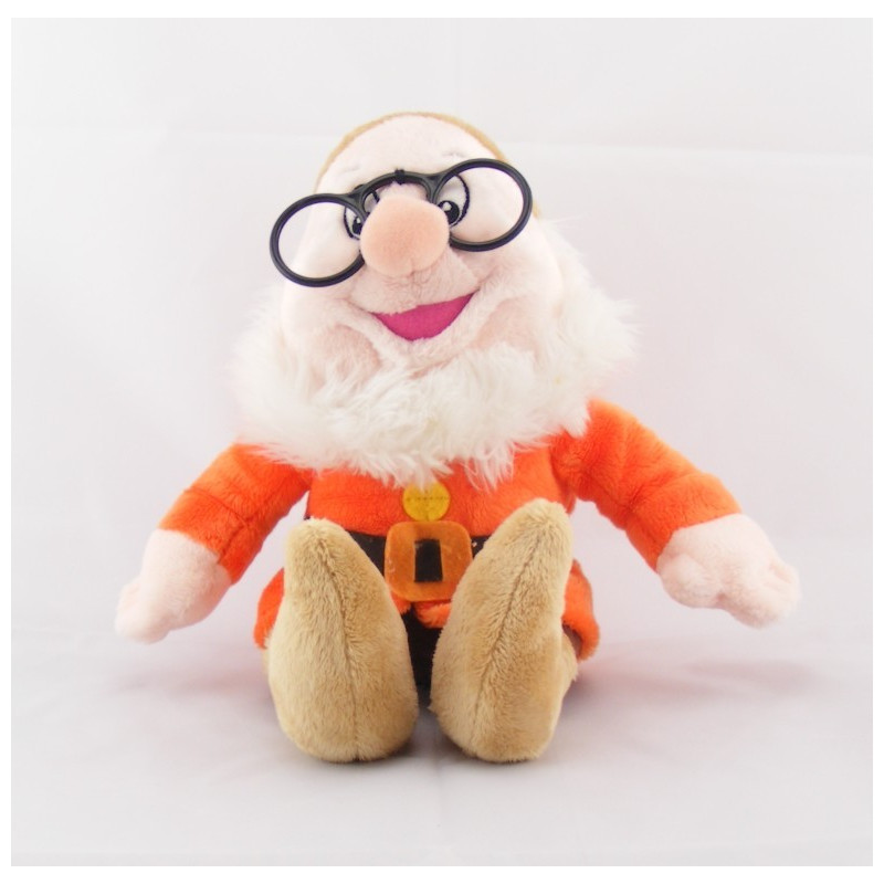 Peluche Doc Les sept nains Blanche neige DISNEY 