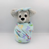 Doudou peluche chien Clochard dans un sac baluchon DISNEY