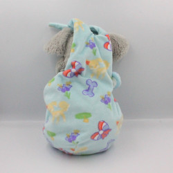 Doudou peluche chien Clochard dans un sac baluchon DISNEY 