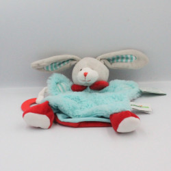 Doudou et compagnie lapin bleu rouge gris EUREKA KIDS