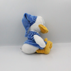 Doudou canard Donald en pyjama peignoir bleu Disney