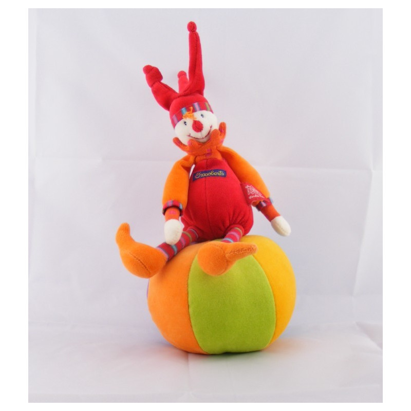 Doudou Capucin Dragobert rouge MOULIN ROTY