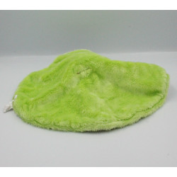 Doudou plat rond lapin rose vert fleur Colors KALOO