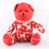 Doudou ours rouge fraises NOCIBE CACHAREL 2007