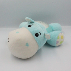 Doudou veilleuse hippo douce nuit Hippopotame bleu FISHER PRICE