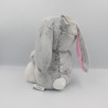 Doudou musical luminescent ours lapin gris rose blanc coussin MOTS D'ENFANTS