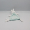 Doudou plat lapin bleu blanc GIPHAR