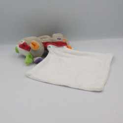 Doudou cerf elan mouchoir Cajou SUCRE D'ORGE