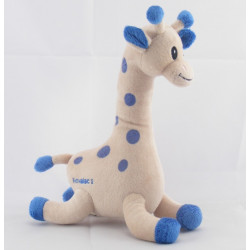 Doudou  girafe bleu beige NOVALAC 2 