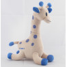 Doudou  girafe bleu beige NOVALAC 2 