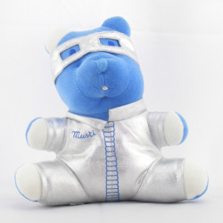 Doudou Ours bleu Musti Mustela