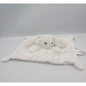 Doudou plat lapin blanc étoiles SIMBA TOYS KIABI