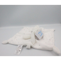 Doudou plat lapin blanc étoiles SIMBA TOYS KIABI 