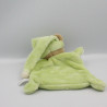 Doudou plat ours vert étoile lune NICOTOY