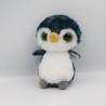 Doudou peluche pingouin bleu blanc YOOHOO