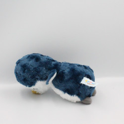 Doudou peluche pingouin bleu blanc YOOHOO