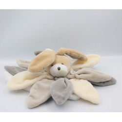 Doudou et compagnie plat lapin blanc beige gris taupe Collector
