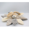 Doudou et compagnie plat lapin blanc beige gris taupe Collector