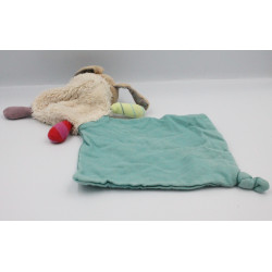 Doudou plat lapin Les Jolis pas beaux mouchoir MOULIN ROTY