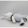 Doudou musical ours blanc bleu gris Sweet Dreams MOTS D'ENFANTS